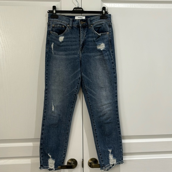 Pistola cropped straight leg jeans. - Picture 1 of 13